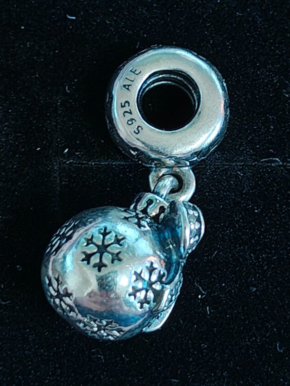 Authentic Pandora Retired Christmas Ornament CZ Dangle Charm 791410CZ - Picture 8 of 8